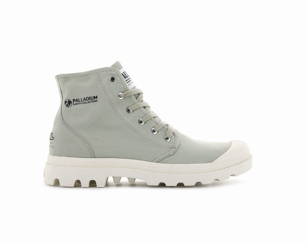 Palladium Pampa Hi Organic Ii Muške Čizme Zelene/Sive ||OB9460587||